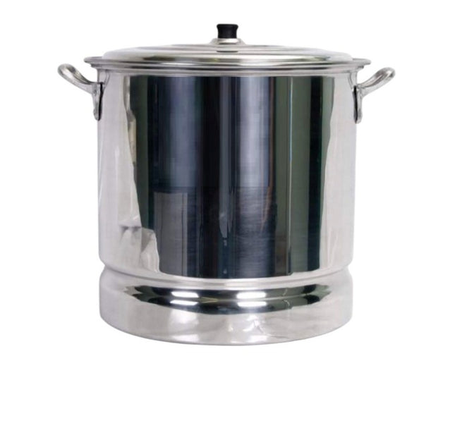 Vaporera 100 %  Aluminio de 16 Litros | Olla Vaporera con Asas Resistentes para Tamales