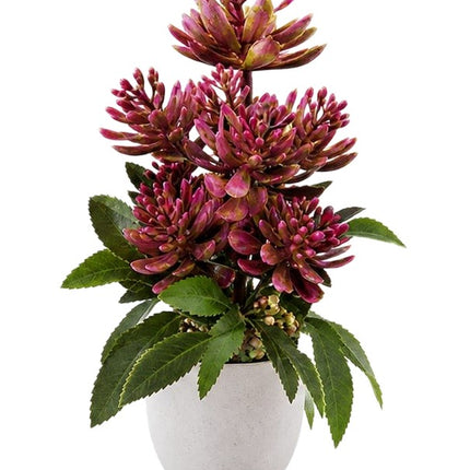 Maceta Suculenta decorativa artificial 25 cm para el hogar, oficina, regalo