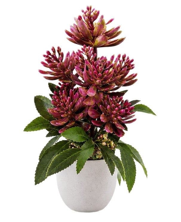 Maceta Suculenta decorativa artificial 25 cm para el hogar, oficina, regalo