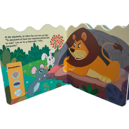 LIBRO CUENTO 15.8X15CM MANITAS CURIOSAS 10 PAG LAS AVENTURAS DE LEO