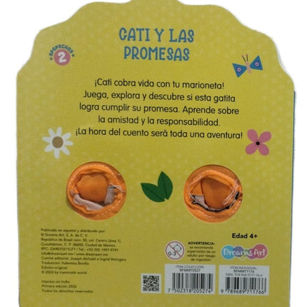 LIBRO CUENTO 16.2X18.8 APAPACHOS SERIE 2 10 PAG GATI Y LAS PROMESAS
