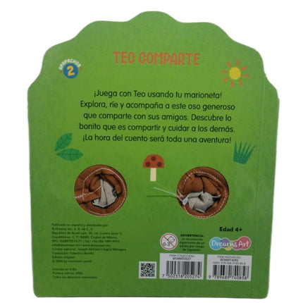 LIBRO CUENTO 16.2X18.8 APAPACHOS SERIE 2 10 PAG TEO COMPARTE