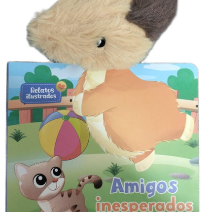 LIBRO CUENTO AMIGOS INESPERADOS RELATOS ILUSTRADOS 16X16CM 8PAG