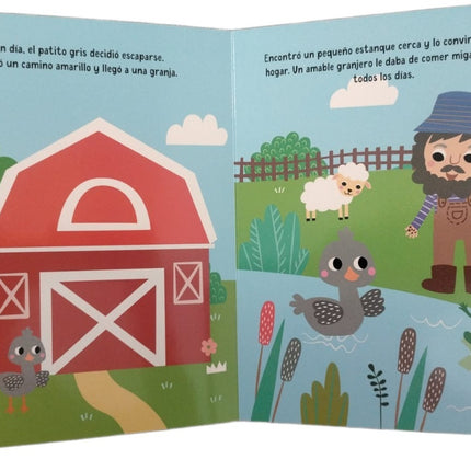 LIBRO CUENTO 21X28CM DUERME Y SUEÑA CON TITERES 10PAG EL PATITO FEO
