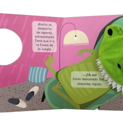 LIBRO CUENTO LA FIESTA DE BASILIO DIVERSION CON TITERES 22X22CM 10PAG