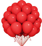 Paquete de globos color rojo  con 100 piezas Storyland