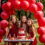 Paquete de globos color rojo  con 100 piezas Storyland