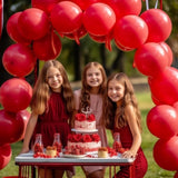 Paquete de globos color rojo  con 100 piezas Storyland