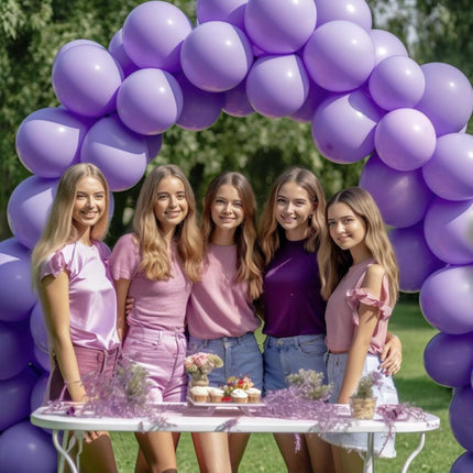 Paquete de globos color Morado Storyland