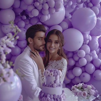 Paquete de globos color Morado Storyland