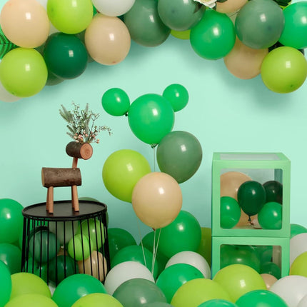 Paquete de globo verde con 100 piezas  Storyland