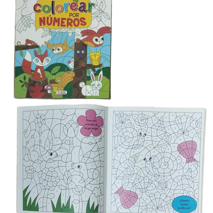 set de 2 libros Colorea por Numero