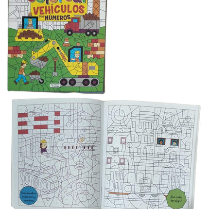set de 2 libros Colorea por Numero
