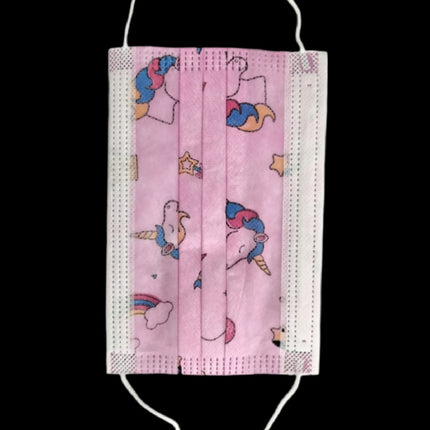 Cubre bocas plisado Triple capa para niños con 50 piezas Modelos Variables Storyland