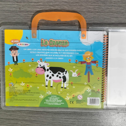 LA GRANJA libro para leer, decorar y pintar