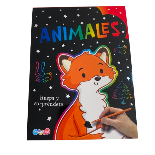 RASPA Y SORPRENDETE ANIMALES 8 PAG 15.4X20.7CM