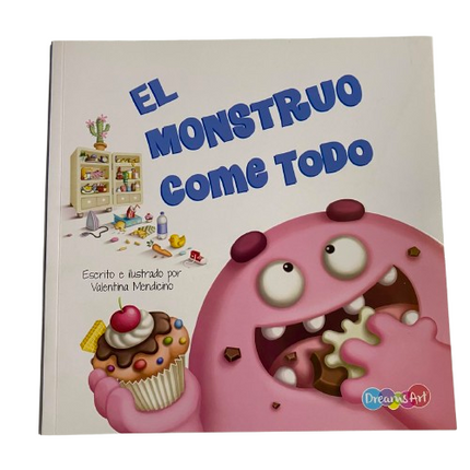 El monstruo come todo 24pag 21x21cm