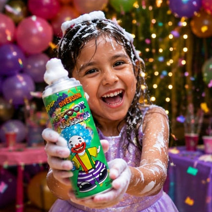 Espuma para Niños Caja con 24 pzas, Divertido y Seguro para Fiestas