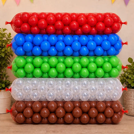 50 pz  Pelotas para alberca por color 8 cm diametro Storyland
