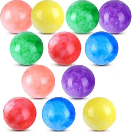 6 Pelotas de Plástico lisa NO. 8 | Balón Ligero para Juegos, Escuela, Playa y Exterior | Colores Surtidos
