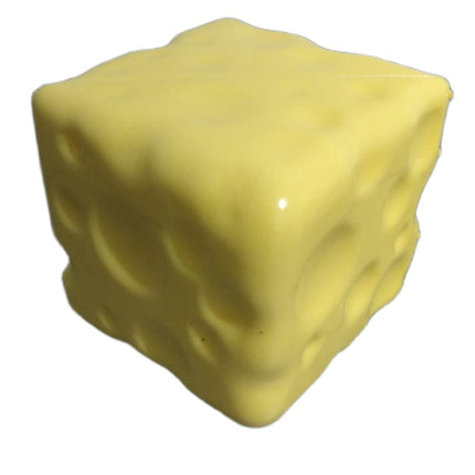 1 Squishy de Queso con Aroma para Niños, Juguete Sensorial Antiestrés, Bloque de Queso Realista, Suave y Apretujable para niños