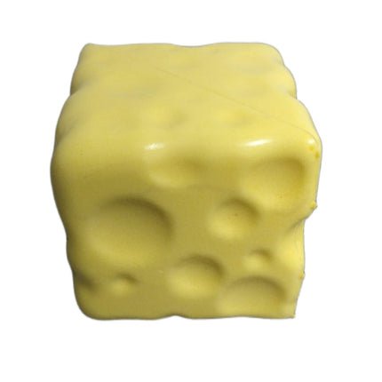 1 Squishy de Queso con Aroma para Niños, Juguete Sensorial Antiestrés, Bloque de Queso Realista, Suave y Apretujable para niños