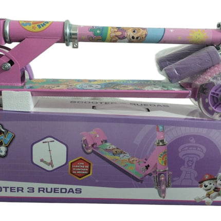 Scooter Patín 3 Ruedas con Luz LED Exterior para niños