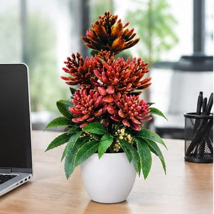 Maceta Suculenta decorativa artificial 25 cm para el hogar, oficina, regalo