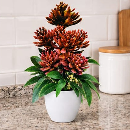 Maceta Suculenta decorativa artificial 25 cm para el hogar, oficina, regalo