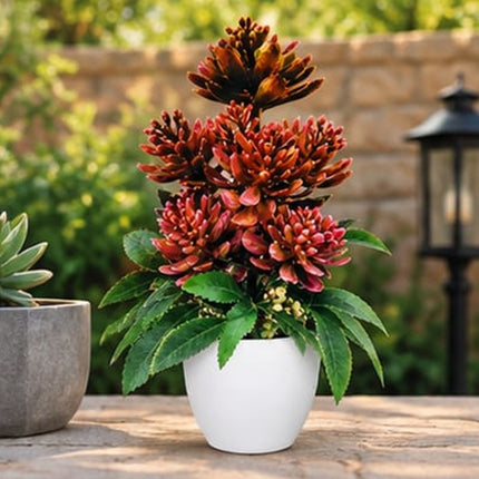 Maceta Suculenta decorativa artificial 25 cm para el hogar, oficina, regalo