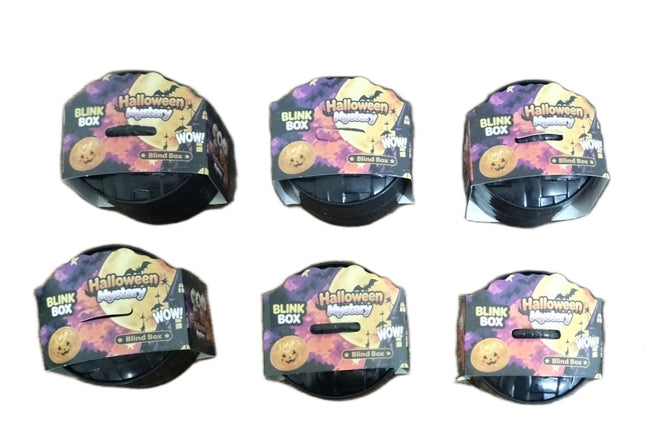 6 Squishy Calabaza Halloween DUMPLING 5.5 CM Pelotas Suaves Antiestrés para Niños, Colores Surtidos, Regalo Divertido