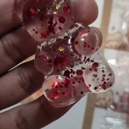24 ositos de gel antiestres para niños, recuerdos de cesta de Pascua, bolsitas de regalo