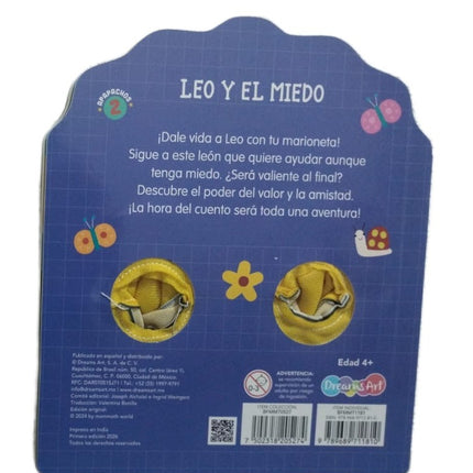 LIBRO CUENTO 16.2X18.8 APAPACHOS SERIE 2 10 PAG LEO Y EL MIEDO