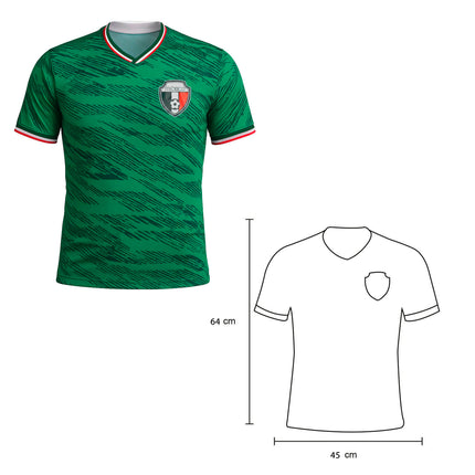 Playera Tricolor Poliéster México – Ideal para Aficionados y Eventos Deportivos