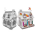 Mini Casa Rural Diy  Doodle Para Pintar Storyland Z002 Blanco