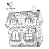 Mini Casa Rural Diy  Doodle Para Pintar Storyland Z002 Blanco