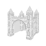 Castillo Creativo Diy Doodle Para Pintar Storyland Z018 Blanco