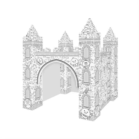 Castillo Creativo Diy Doodle Para Pintar Storyland Z018 Blanco