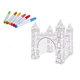 Castillo Creativo Diy Doodle Para Pintar Storyland Z018 Blanco