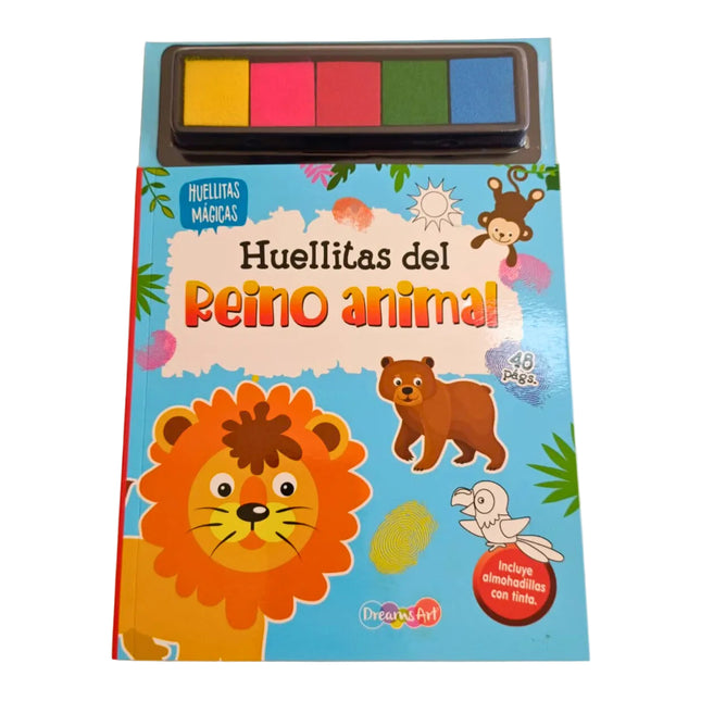 Libro Huellitas del reino animal 48pag 25x17cm