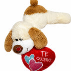 PERRITO CON CORAZÓN 32 CM