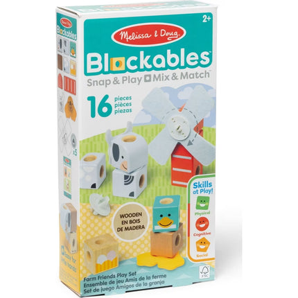 Bloqueables de Melissa & Doug: amigos de la granja