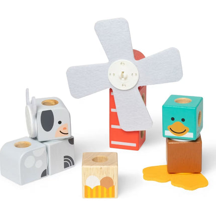 Bloqueables de Melissa & Doug: amigos de la granja