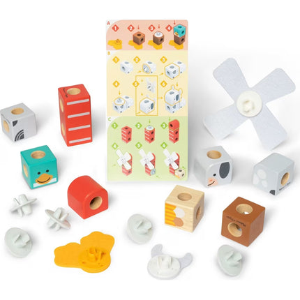Bloqueables de Melissa & Doug: amigos de la granja