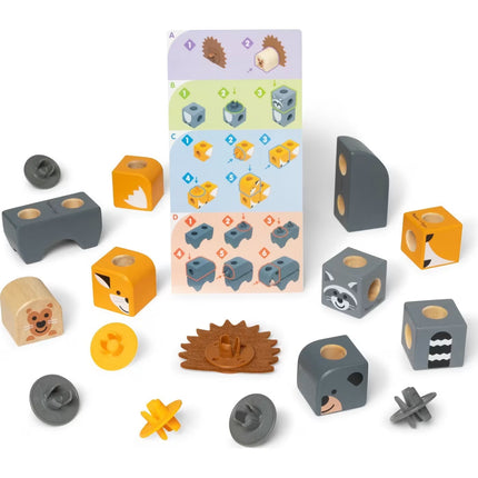 Juguetes bloqueables de Melissa & Doug: Amigos del bosque