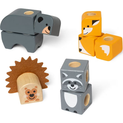 Juguetes bloqueables de Melissa & Doug: Amigos del bosque