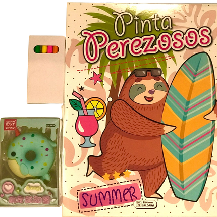 Bolo libro de colorear para fiestas Storyland