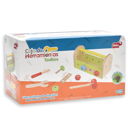Caja Herramientas De Madera Didactico