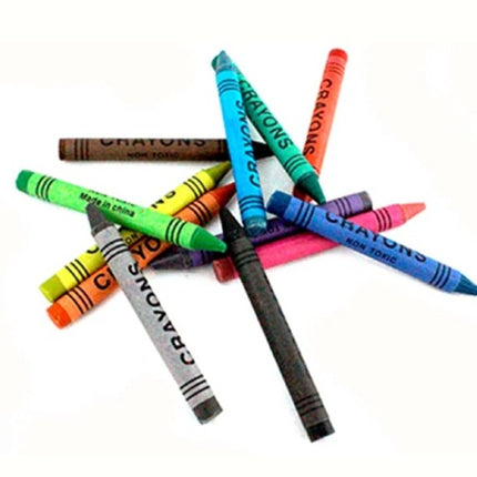 Paquete de 12 Cajas de 12 Crayolas No Tóxicas | Colores para Niños | Ideal para Fiestas, Bolos, Regalos Escolares y Manualidades