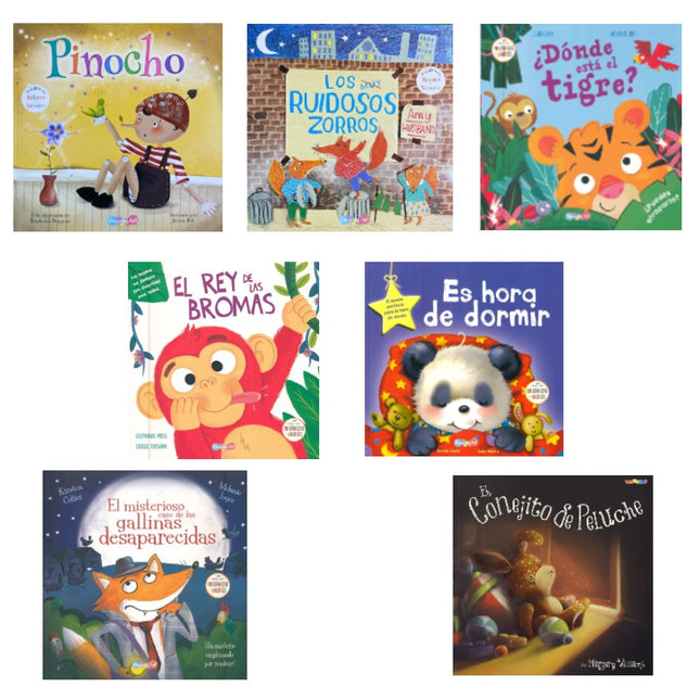 Set 4pz Cuentos Con Valores 24 paginas 25x25cm